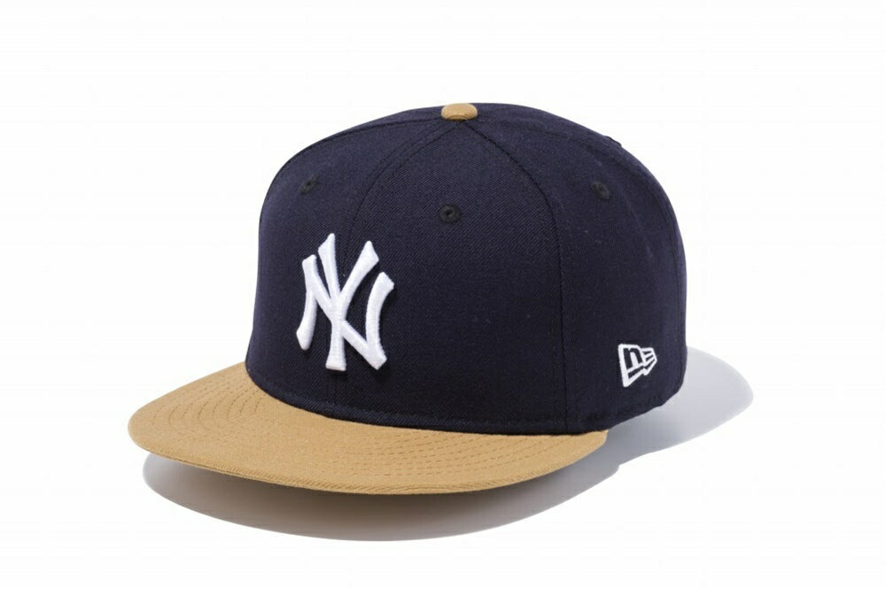 ニューエラ NEWERA 9FIFTY ニューヨーク・ヤンキース ネイビー × ホワイト ウィートバイザー 14524950 帽子 ストリート カジュアル アウトドア ゴルフ ダンス ハット ヒップホップ ヘッドウェア ベースボールキャップ HIPHOP