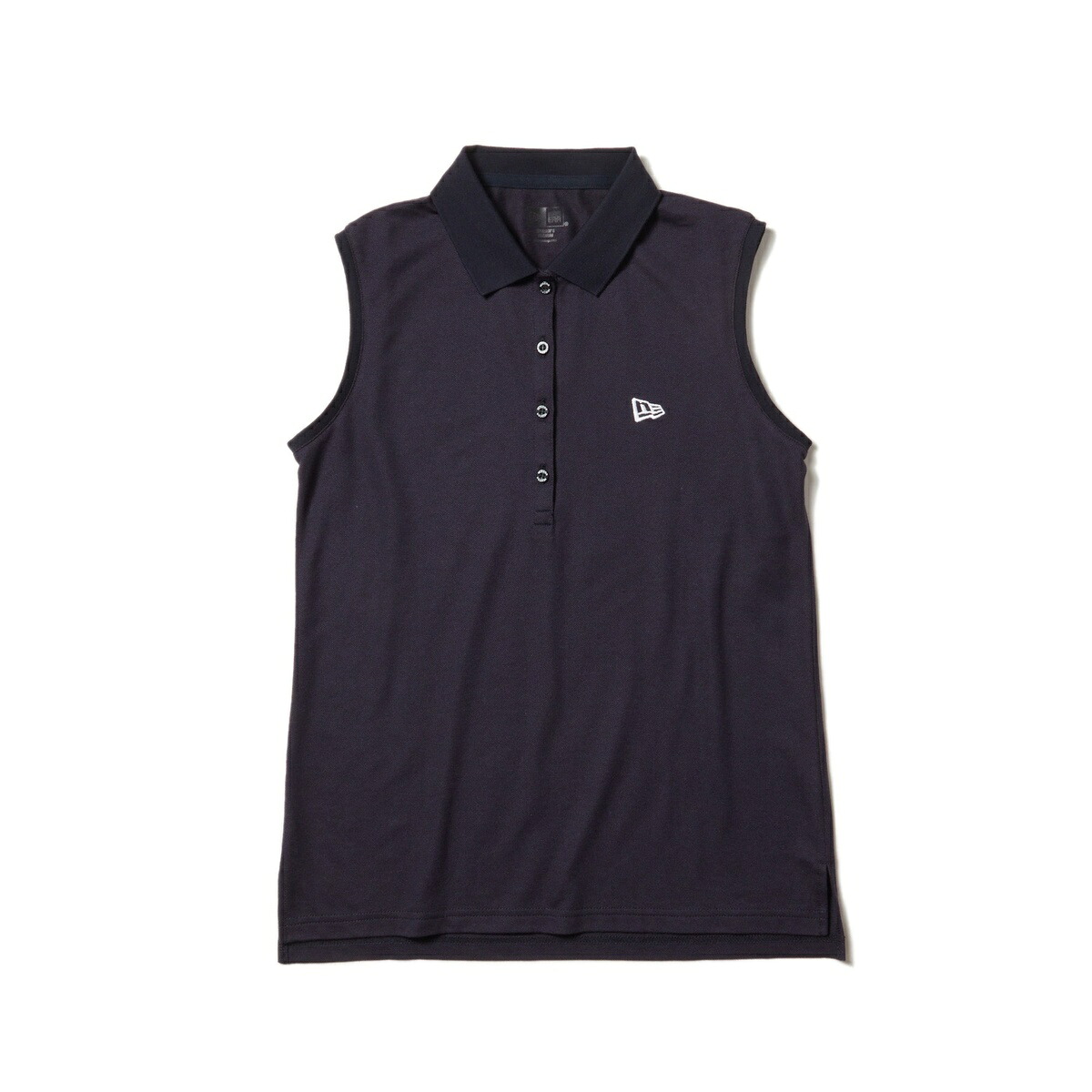 ニューエラ NEWERA Women's ノースリーブ ポロシャツ ネイビー ゴルフ 14391454 本体：ポリエステル/コットン/ポリウレタン、リブ：ポリエステル/ポリウレタン レディース ストリート カジュアル 半袖 アウトドア ダンス