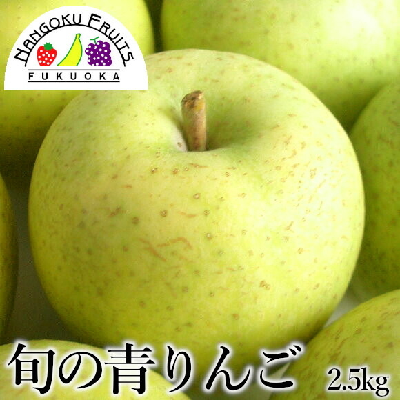 楽天市場 送料無料 旬の青りんご2 5kg 8 10玉 南国フルーツ 果実村ｔｏｋｉｏ