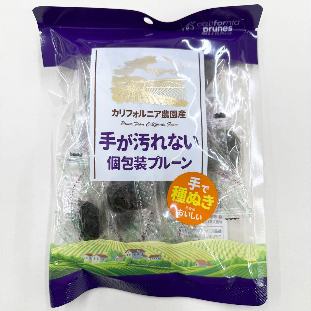 無添加 カリフォルニア農園産 手が汚れない個包装プルーン100g×40袋 送料無料 持ち運びに便利な個包装タイプ! 袋2重発送 アメリカ産 プルーン ドライフルーツ 無糖 徳用 お得セット|果実の王国