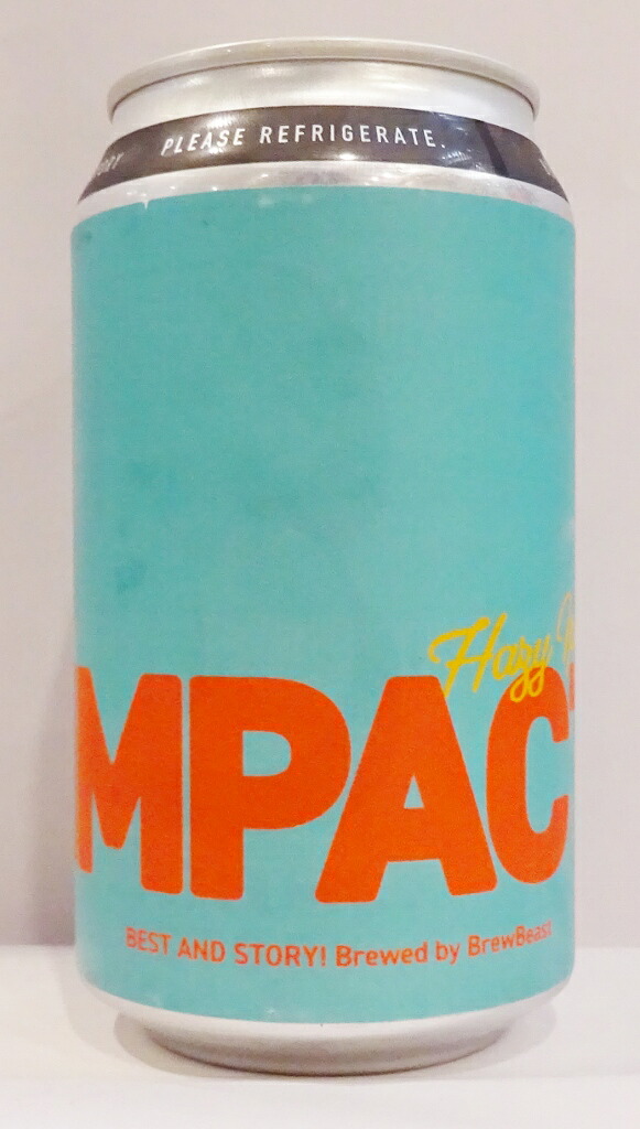 BrewBeast IMPACT ヘイジーIPA 350ml