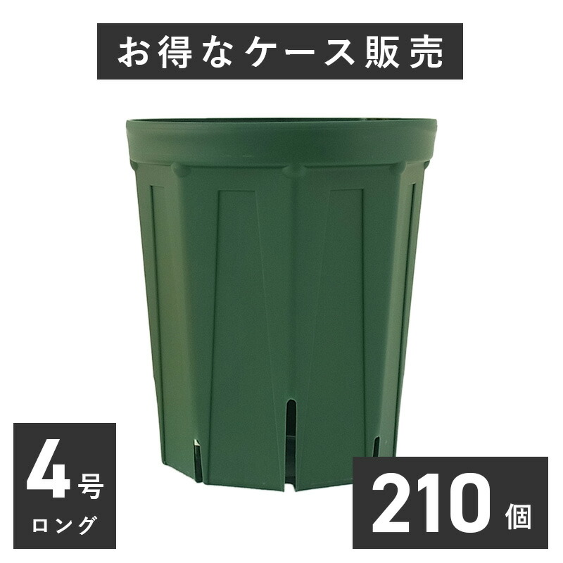 【楽天市場】8号スリット鉢（ロングタイプ） 60個入り ケース販売 ※代引不可 CSM-240L 植木鉢 : 花実樹（はなみき）