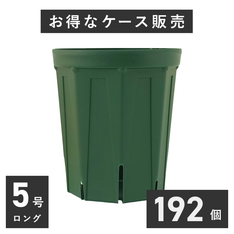 楽天市場】8号スリット鉢（ロングタイプ） 60個入り ケース販売 ※代引不可 CSM-240L 植木鉢 : 花実樹（はなみき）