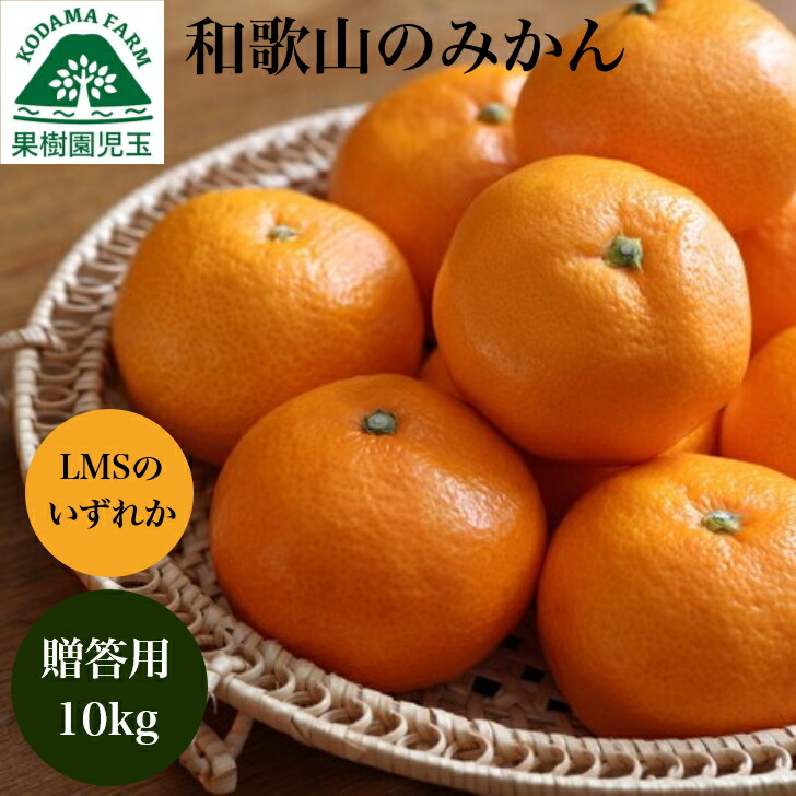 楽天市場】みかん Lサイズ 10kg 【秀品】 送料無料紀州 和歌山 紀南