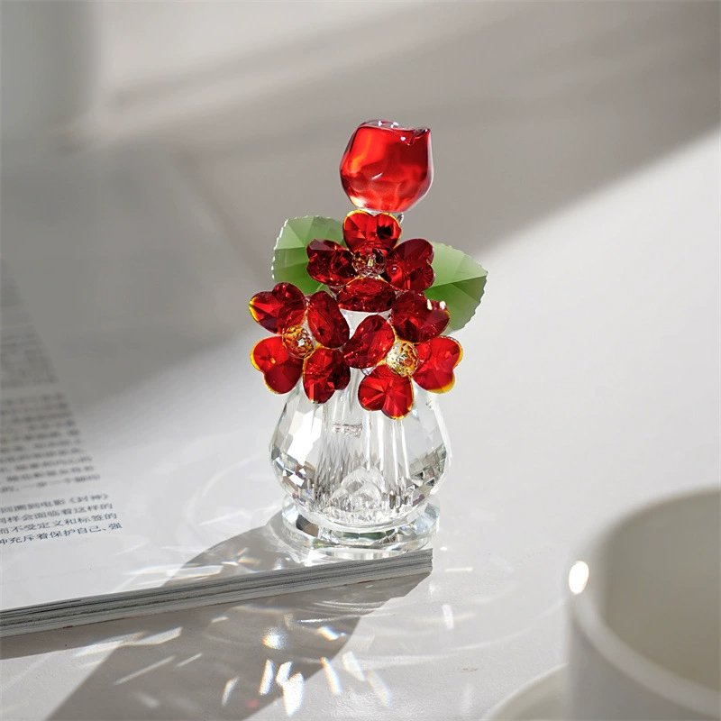 楽天市場】クリスタルギフト ガラス置物 結婚 女性への誕生日