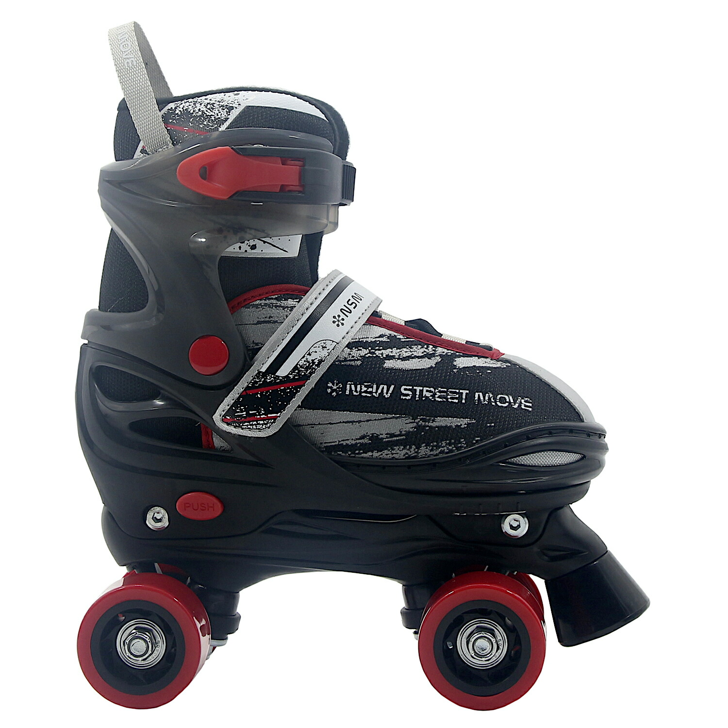 NsmNEW STREET MOVE アジャスタブル ローラースケート GW-083 ADJUSTBLE ROLLER SKATE インライン 子供用  アジャスタブル NSM ギフト サイズ調節 サイズ調整 かっこいい 入門 キッズ ジュニア ガールズ ボーイズ 女の子 男の子 人気  インラインスケート・ローラースケート ...