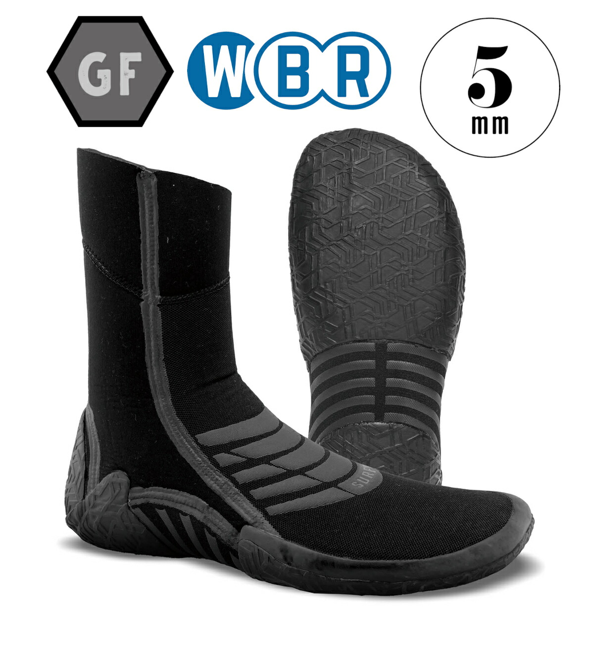 楽天市場】SURF8 サーフエイト スプリットソール 中割れ 3mm 84F1FX1