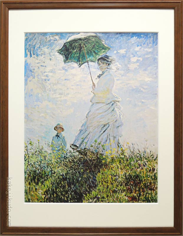 楽天市場】油絵 モネの名作_日傘をさす女性 MA95 : 絵画制作専門