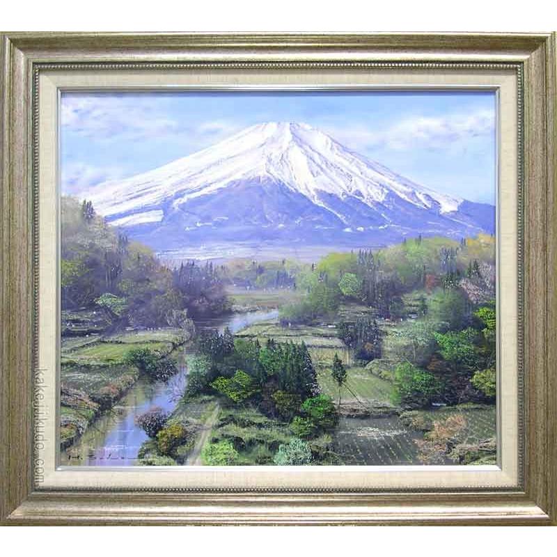 美品！絵画　油絵　富士山　土屋茂 美品！絵画 油絵 富士山 土屋茂