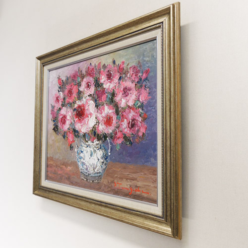 肉筆 日本画 油絵 仏事 絵画 油絵 バラ 谷口春彦 送料無料 10号 掛け軸 絵画の専門店 掛軸堂画廊絵画 F10号 臨場感ある大きめ 油絵作品 東山魁夷 花 肉筆 日本画 油絵 仏事 絵画 油絵 バラ 谷口春彦 送料無料 10号 掛け軸 絵画の専門店 掛軸堂画廊絵画 F10号 臨場感ある大きめ 油絵作品 東山魁夷 花