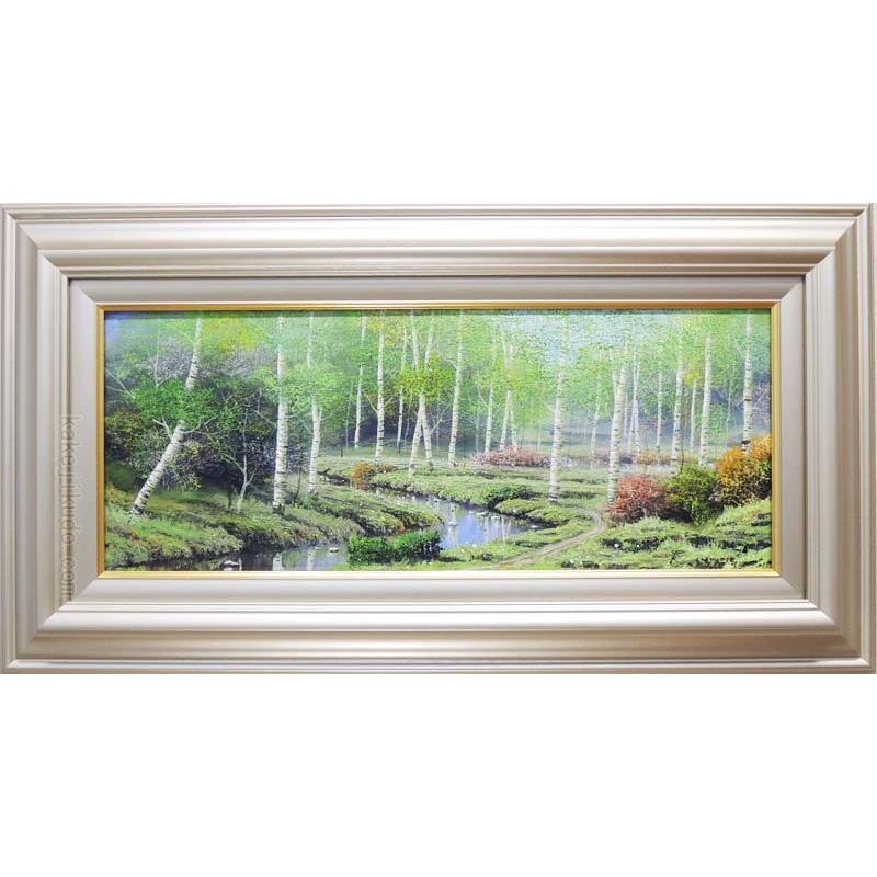 楽天市場】絵画 油絵 オンフルール （黒沢久） 送料無料 【肉筆