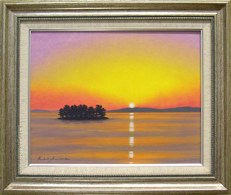 楽天市場】絵画 油絵 妙高と野尻湖 （松永利彦） 送料無料 【肉筆