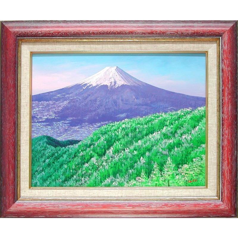 美品！絵画　油絵　富士山　土屋茂 楽天市場】絵画 油絵 富士山 （土屋茂） 送料無料 【海・山