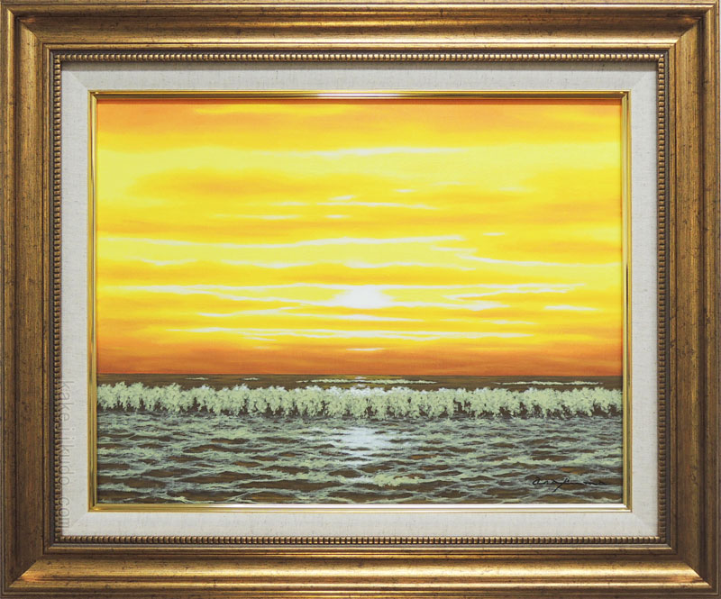 楽天市場】絵画 油絵 朝焼け (谷口春彦) 送料無料 【肉筆