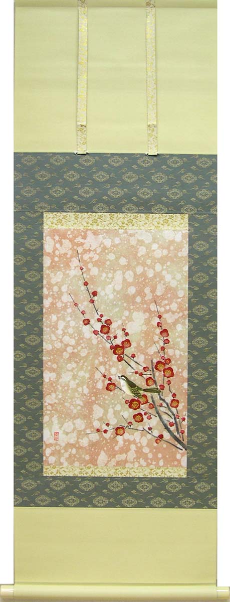 掛軸3本 ①宮本昌雄作 紅白梅図②小林希光作 牡丹図③川村観峰作 鳳凰之図 楽天市場】宮本昌雄『紅白梅』掛軸（尺三立） : 内田画廊