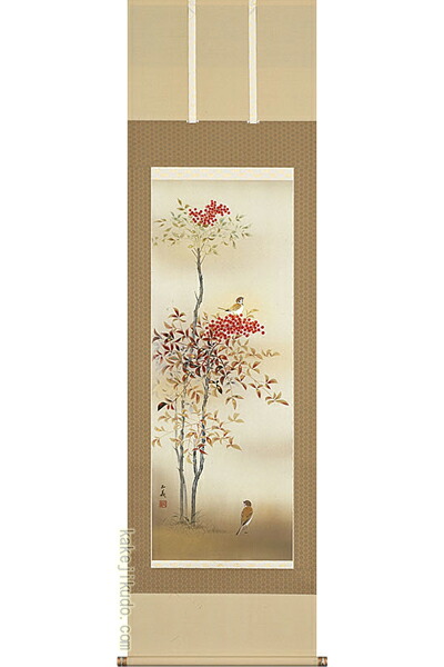 【真作】【複製】掛軸　横山大観　工芸画　月明水禽　静寂な風景と詩情　R117 楽天市場】横山大観 掛け軸 月明水禽 送料無料 【掛軸】【一間床