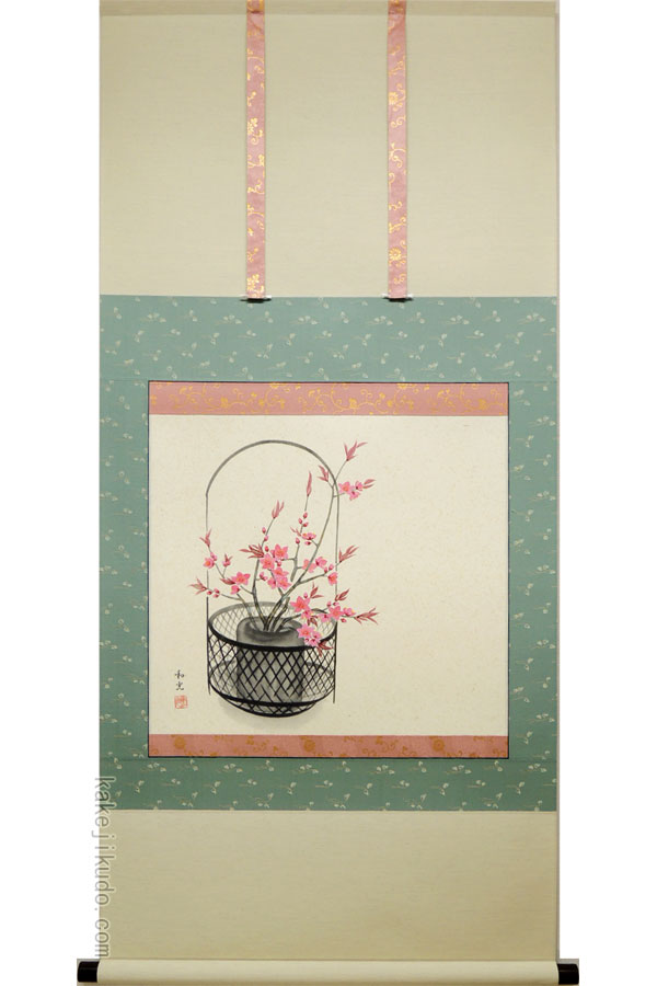 楽天市場】掛け軸 小杉放庵 『花咲翁』 送料無料 【掛軸】【一間