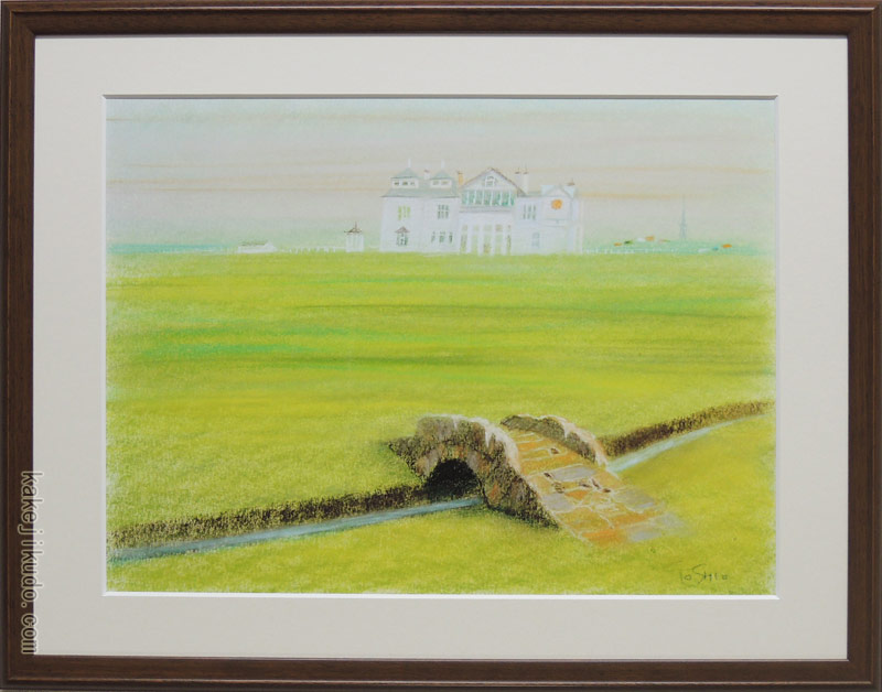 楽天市場】今成敏夫 パステル画 白いカモメ 送料無料 【複製