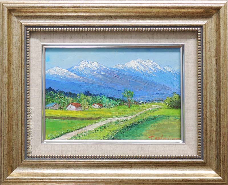 楽天市場】絵画 油絵 鳥海山 （岡島哲夫） 送料無料 【海・山】【肉筆