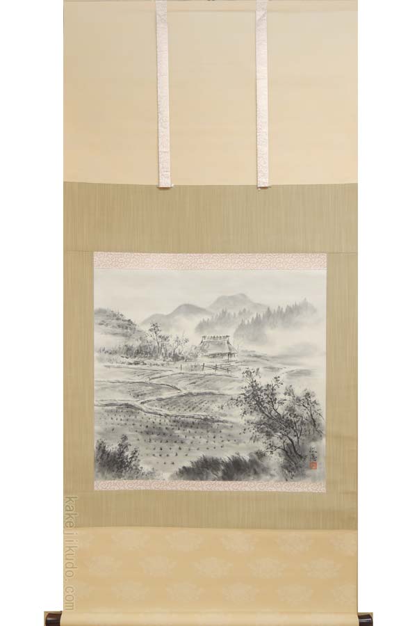 楽天市場】伊東深水 掛け軸 『吹雪』 送料無料 【掛軸】【一間床】【丈