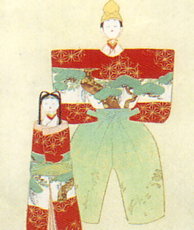 絵画上村松園『御ひな之図』