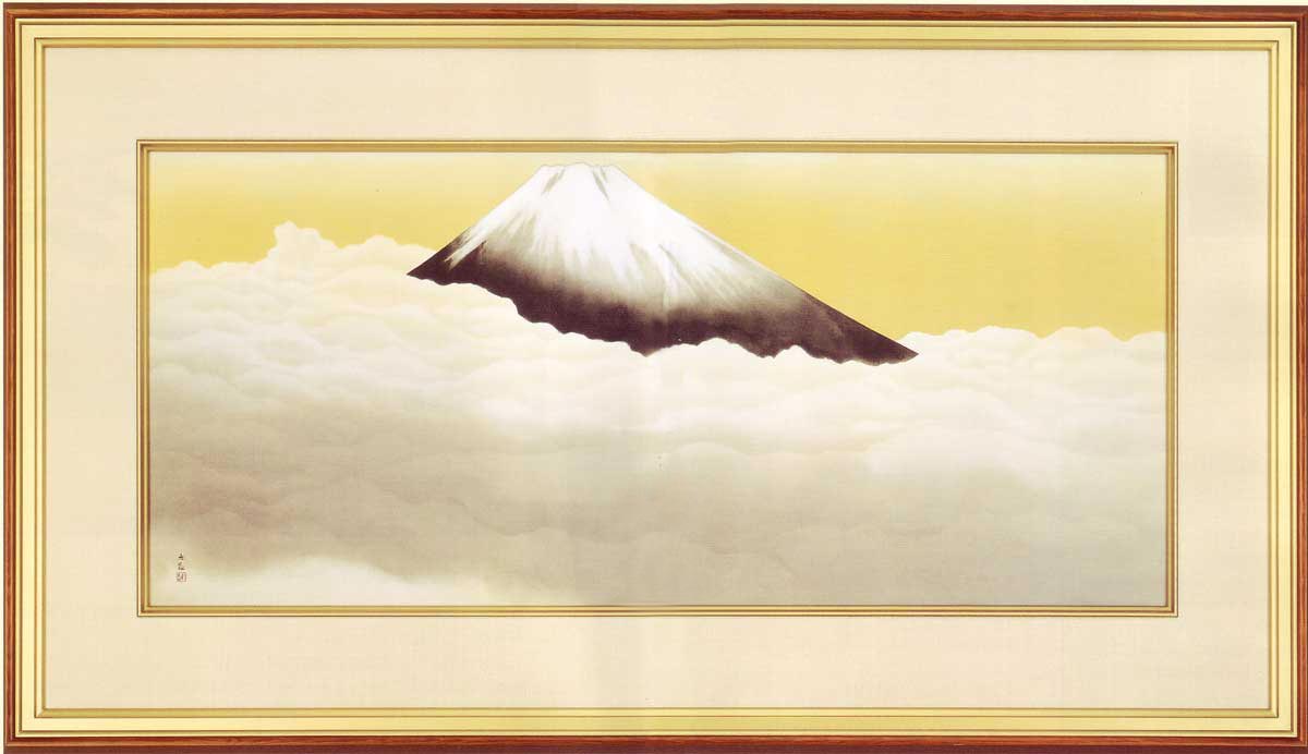 楽天市場】横山大観 絵画 霊峰四趣・秋 送料無料 【複製】【美術印刷