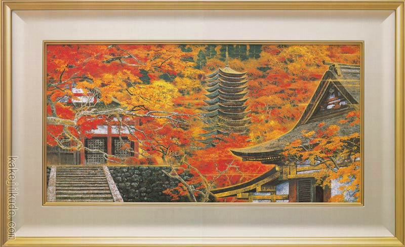 近藤隆志、黒の即興譜 '85、希少な画集より、新品高級額・額装付 楽天市場】版画 後藤純男 「鹿苑寺庭園」 リトグラフ 作家直筆