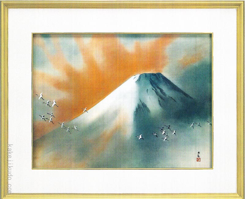 楽天市場】横山大観 絵画 霊峰春色 送料無料 【複製】【美術印刷