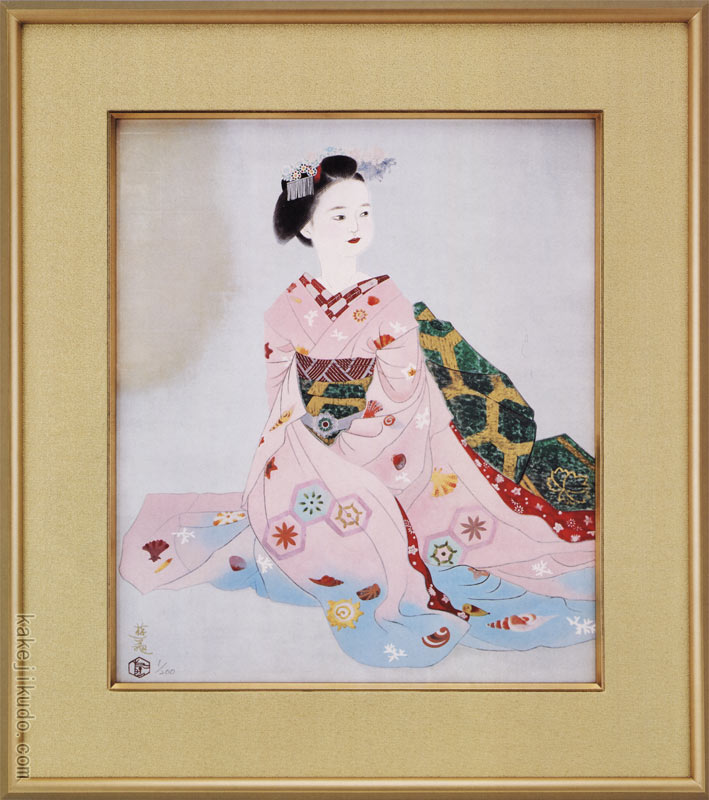 楽天市場】小倉遊亀 絵画 観自在 送料無料 【複製】【美術印刷】【巨匠