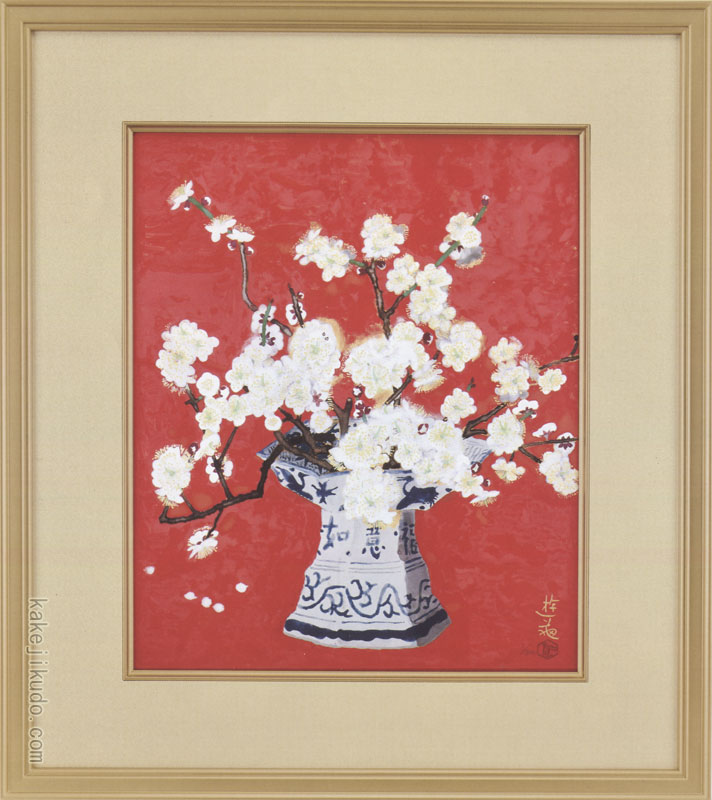 楽天市場】小倉遊亀 「 つかのま 」 彩美版 ・ シルクスクリーン 手