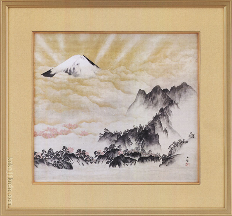 楽天市場】横山大観 絵画 霊峰四趣・秋 送料無料 【複製】【美術