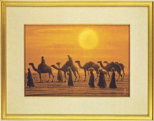 楽天市場】平山郁夫 絵画 尾長鳥（6号） 送料無料 【複製】【美術印刷