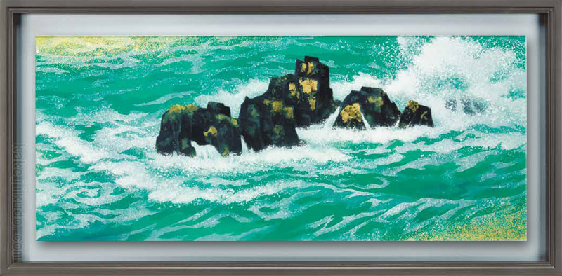 楽天市場】東山魁夷 絵画 年暮る(としくる) 送料無料 【複製】【美術