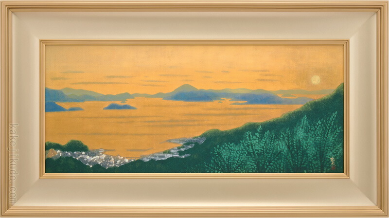 楽天市場】平山郁夫 絵画 尾長鳥（6号） 送料無料 【複製
