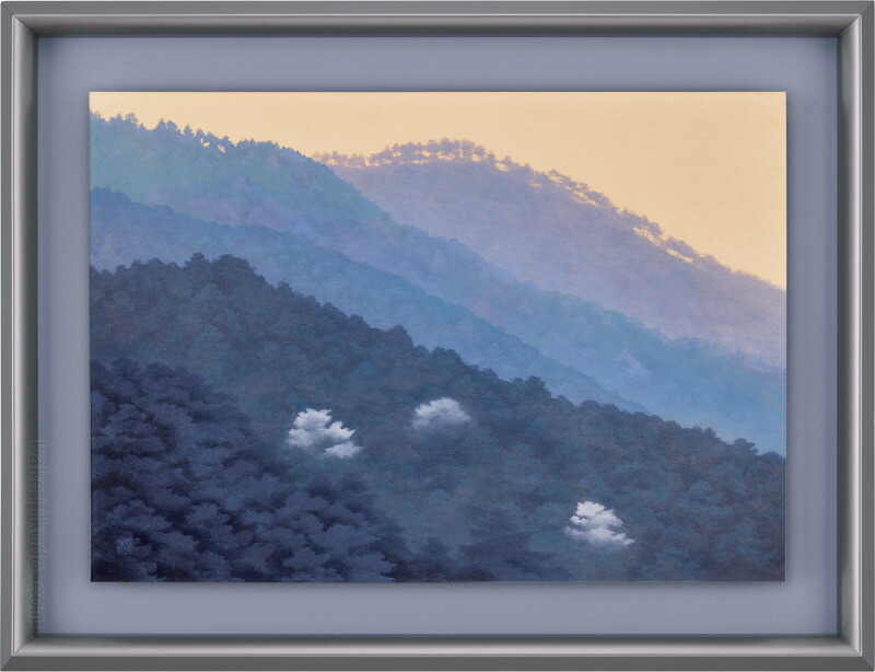 東山魁夷　絵画　曙　送料無料　【新品】【複製】【美術印刷】【巨匠】【変型特寸】 181,500円