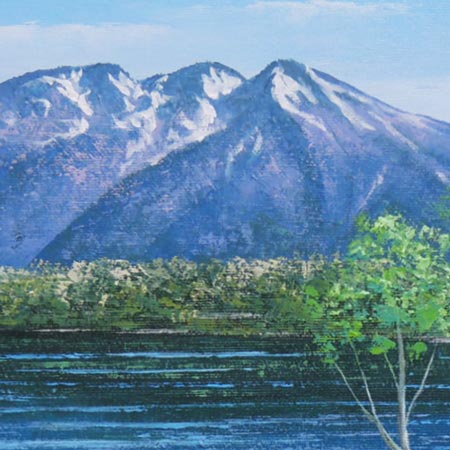 絵画 油絵 尾瀬 F30号 佐藤俊男 送料無料 溟海 堆積 手書 油絵 日本の背景 大型絵画 Marchesoni Com Br