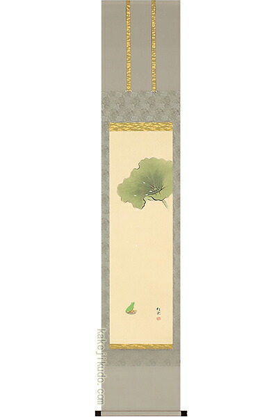 掛軸　雫　（武藤紅雲）送料無料　【肉筆】【掛軸】【一間床・半間床】【夏】