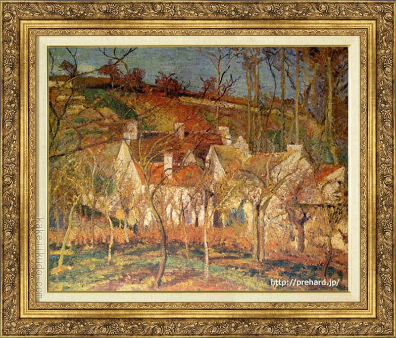 カミーユ・ピサロ、【雨のテアトル・フランセ広場】、希少な額装用画集