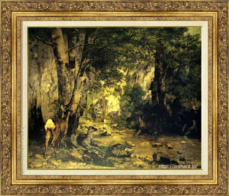 楽天市場】【油絵 直筆仕上げ】ベラスケス 鹿の頭部 アートフレーム