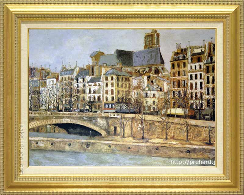 楽天市場】ユトリロ 絵画 ドウィユの教会 P10号 送料無料 【複製