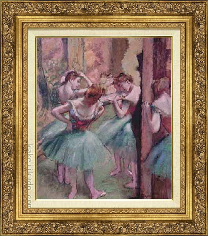 エドガー・ドガの靴下をなおす踊り子/布キャンバス高級複製名絵画/印象派デッサン g-5121-1.jpg