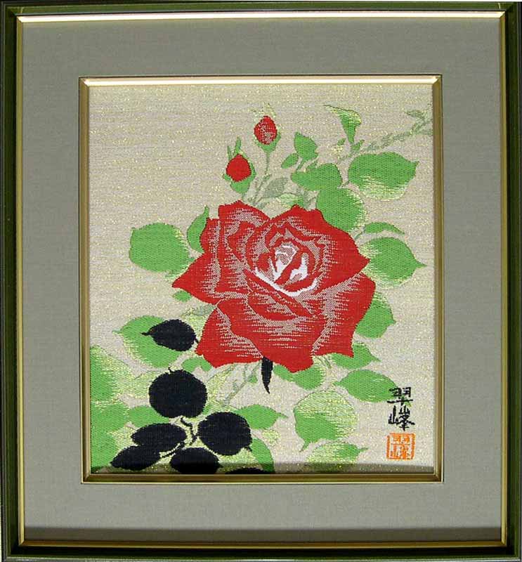 楽天市場】山本 仁吉「バラ」油絵・色紙6号 友美会代表 美術年鑑、美術