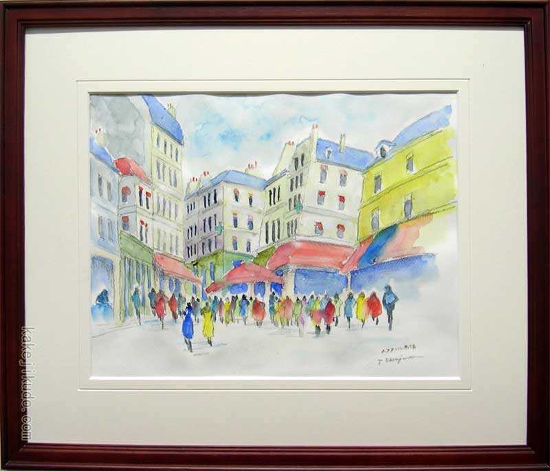 楽天市場】絵画 油絵 オンフルール （黒沢久） 送料無料 【肉筆