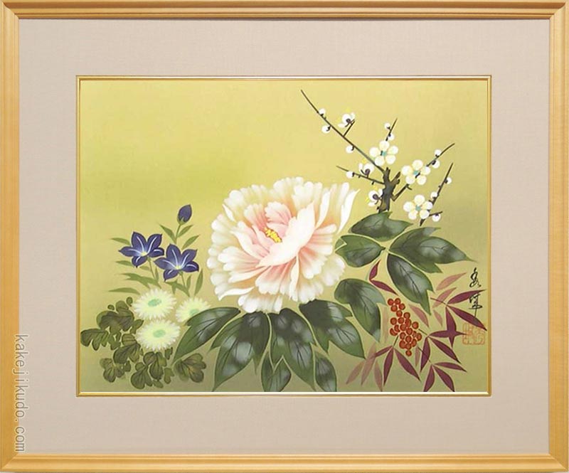 楽天市場】【アートバーゲン会場】【現品特価】10,450円開運花・四季花