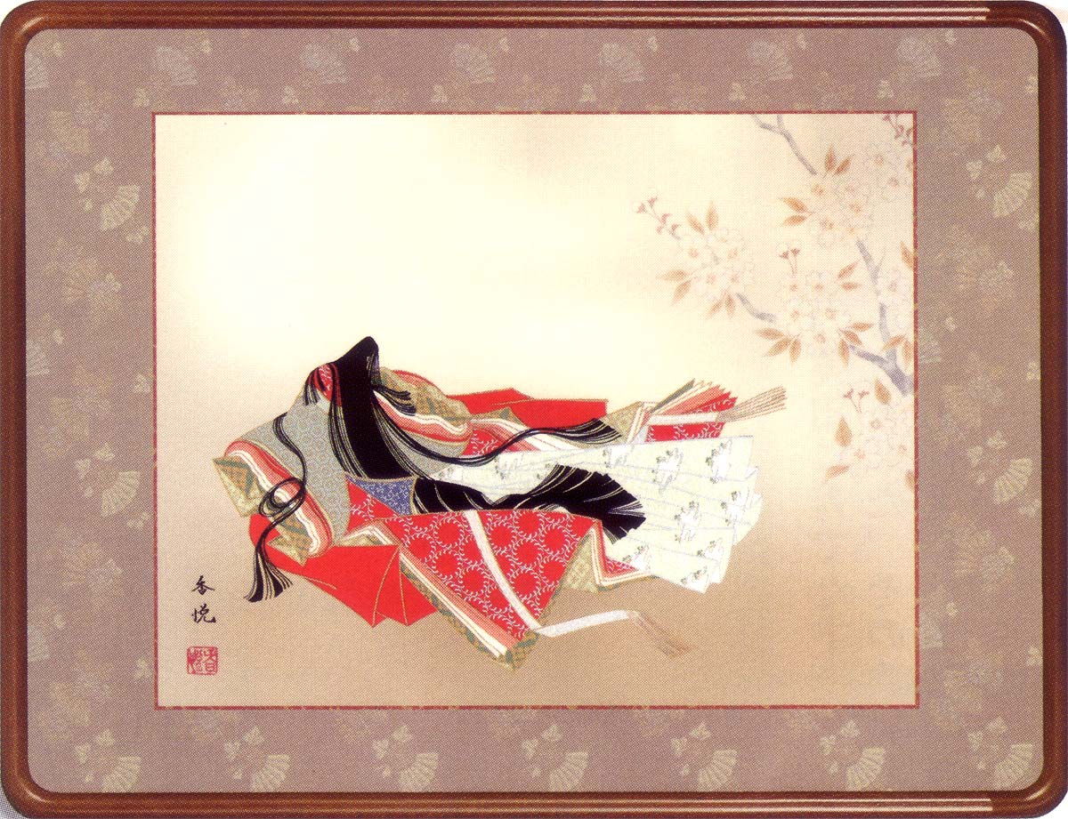 楽天市場 絵画 和装額 小野小町 西尾香悦 送料無料 掛け軸 絵画の専門店 掛軸堂画廊