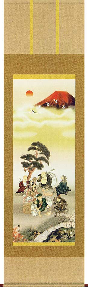 楽天市場】巌谷小波 「薫風に〜（桃太郎）」 掛軸 : 小野画廊