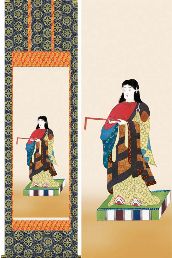 楽天市場】掛け軸 掛軸 聖徳太子聖徳太子(榎本 東山)送料無料 代引き