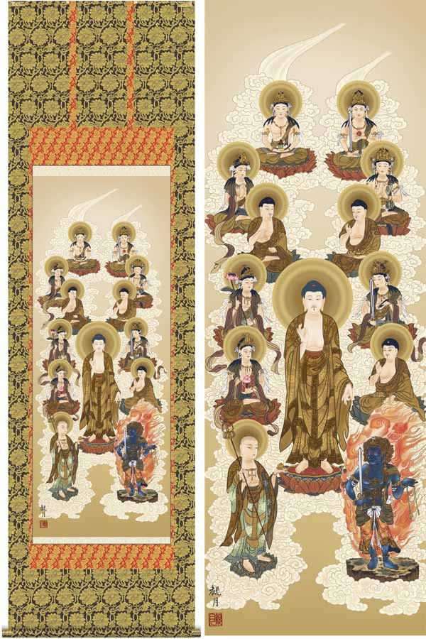 楽天市場】掛け軸 月下白鷺図 (葛谷聖山) （掛軸小物なし) 送料無料