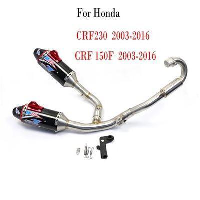 ホンダ ダブルダブルエキゾーストサイレンサーシステム CRF230 CRF250 CRF 150F用