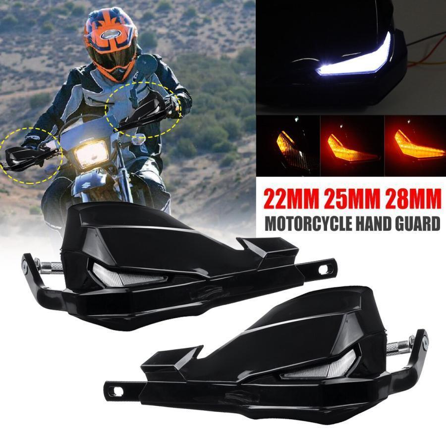 ホンダ バイクダートバイク 22 28MMハンドガードチェーングローブLEDウィンカーライト風防YAMAYASUスズキ｜sanmibest